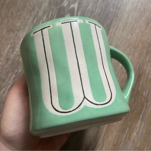 Anthropologie Monogram Mug “W”
